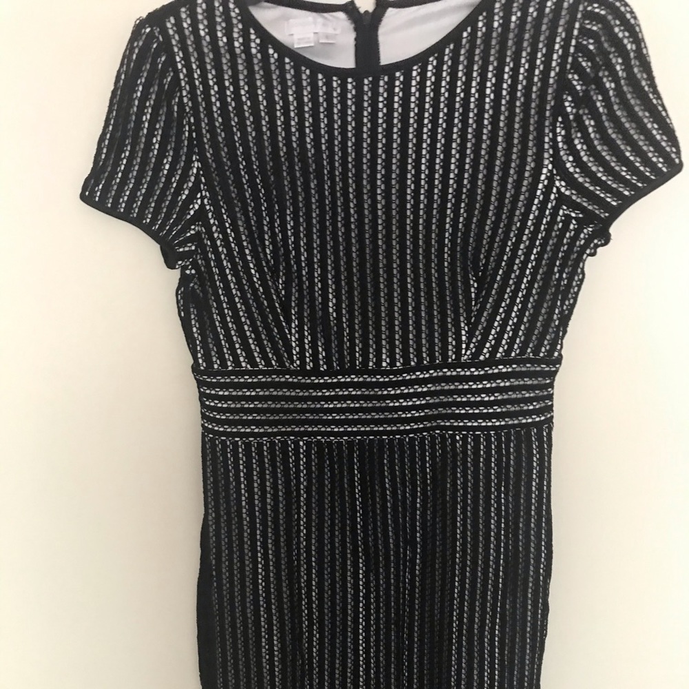 Black and white dress